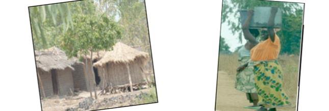 Dorfanlage in Malawi